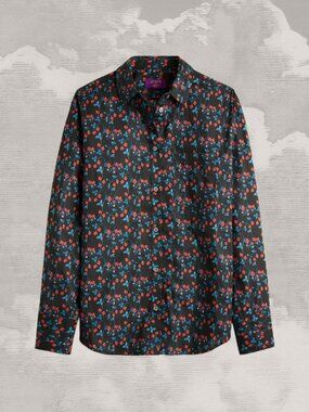 LIBERTY of LONDON JCREW Garçon classic shirt Tana Lawn fabric Strawberry